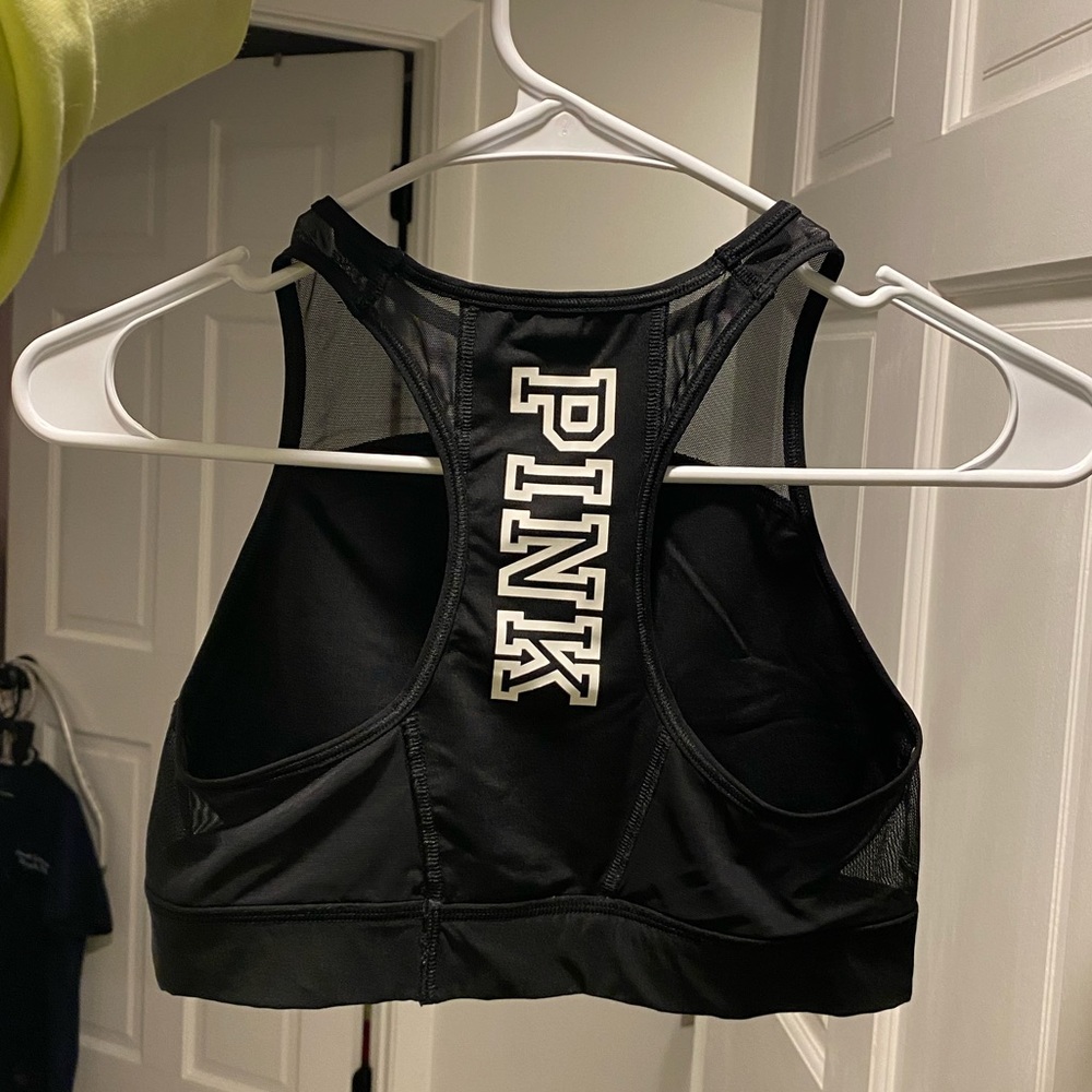 VS PINK - black mesh sports bra - Picture 3 of 5